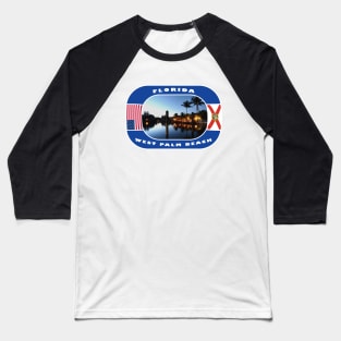 Florida, West Palm Beach City, USA Baseball T-Shirt